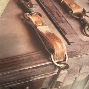 Myra Dulcet/Demure hairon key fob, handmade